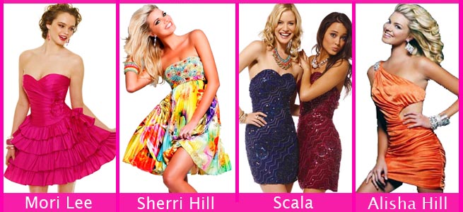 Scala, Mori Lee, Sherri Hill, and Alisha Hill Dresses Homecoming Dresses by Scala, Mori Lee, Sherri Hill, and Alisha Hill